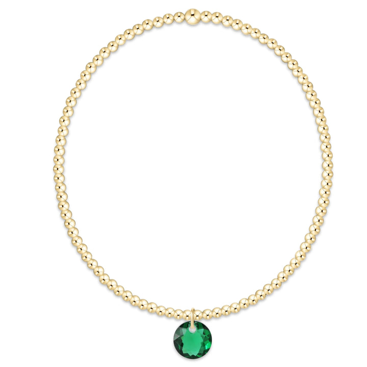 Classic Gold Bracelet - Reflection Charm