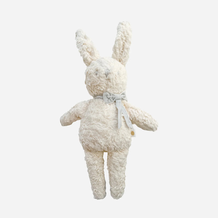 Charlie Bunny Plush Toy | Grey Bow