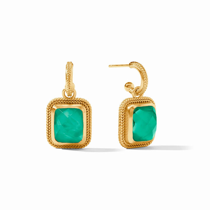 Cheval Hoop & Charm Earring | + Colors