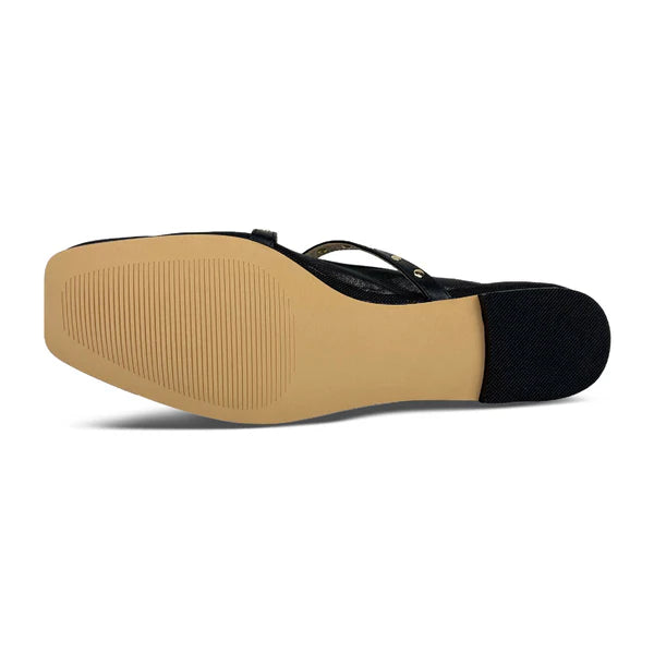 Chloe Ballet Flat | Black Mesh