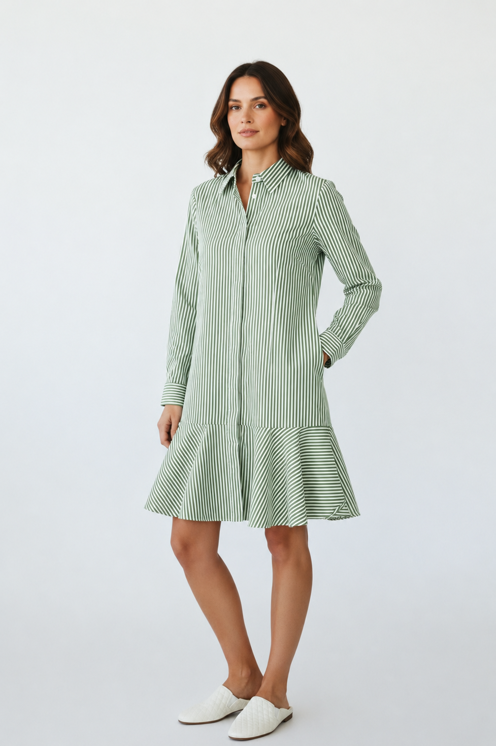Claire Dress | Masters Stripe