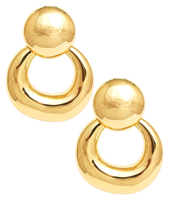 Cleo Doorknocker Earring