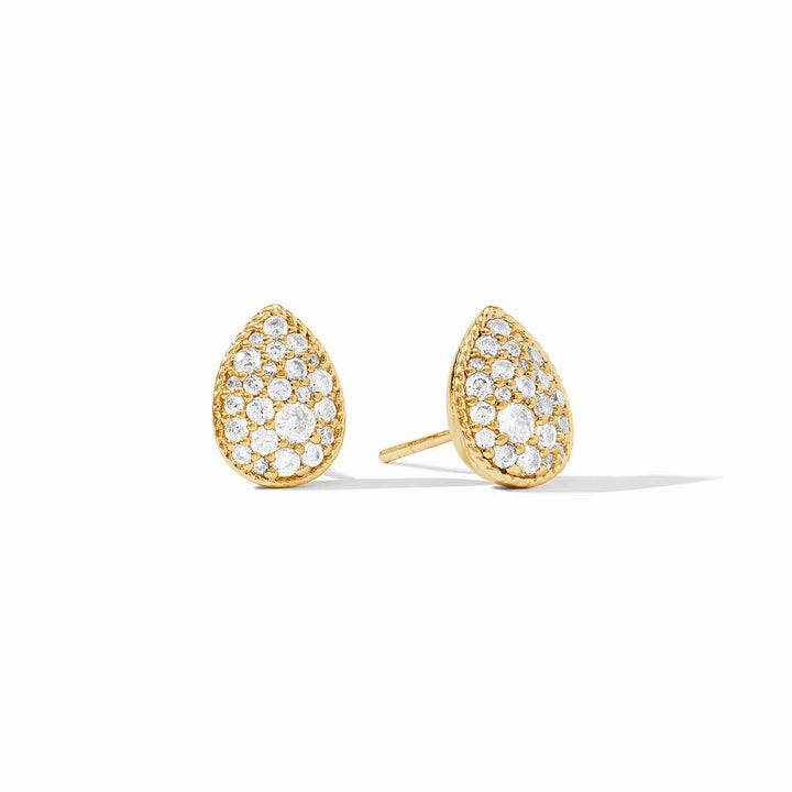 Luna Teardrop Stud | Cubic Zirconia