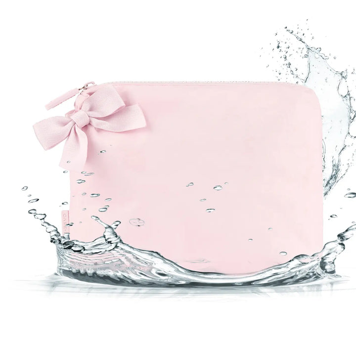 Essential Beach Bow Zip Pouch | +Colors