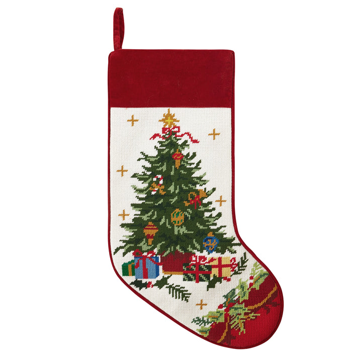Assorted Embroidered Stockings | Red