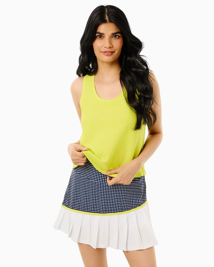 Mesh Doubles Tank | Chartreuse