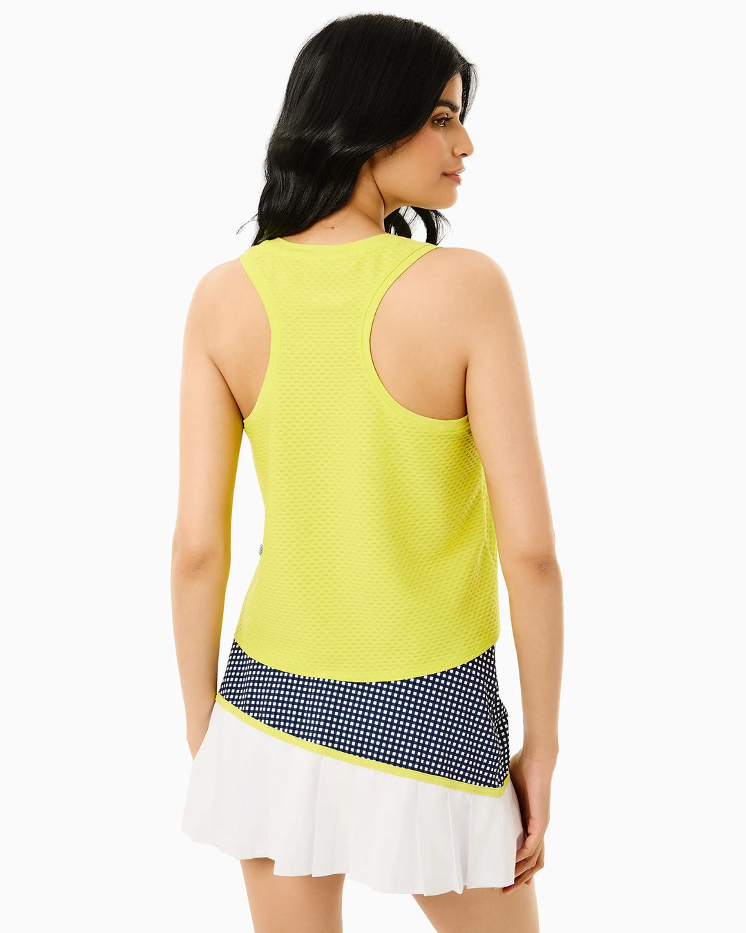 Mesh Doubles Tank | Chartreuse