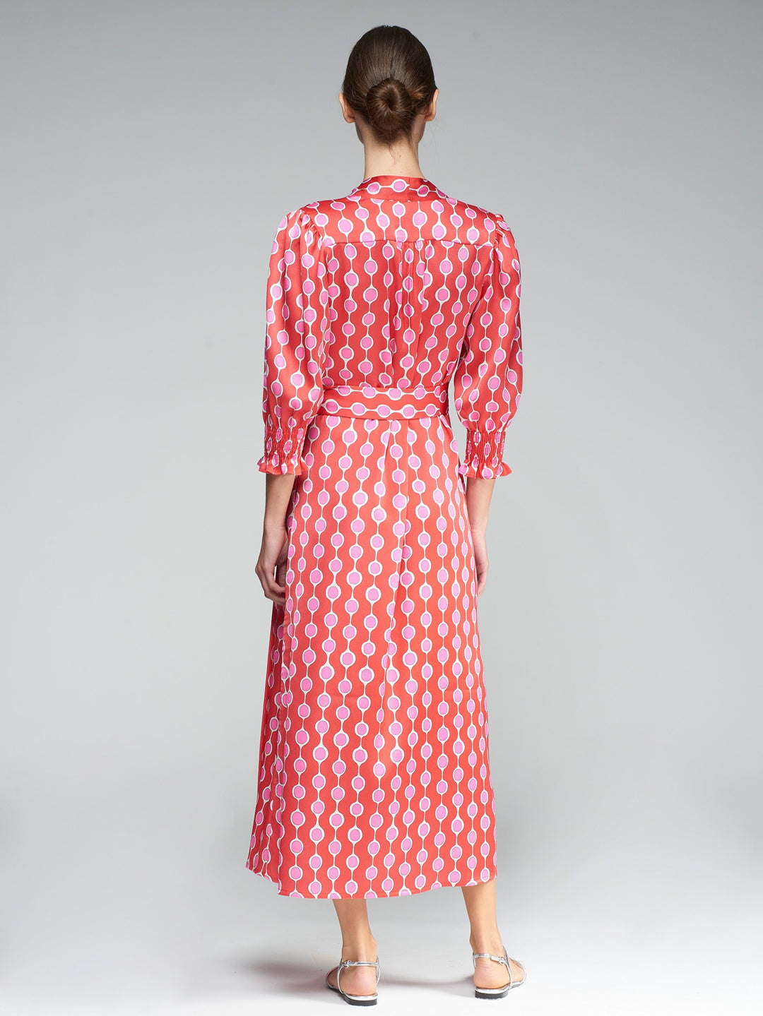 Mandy Dress | Red & Pink