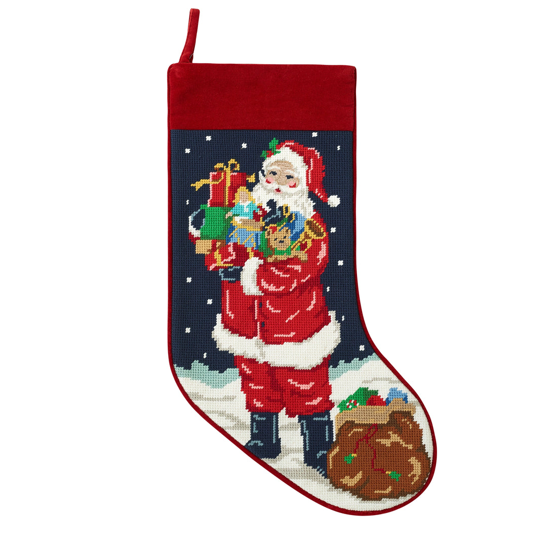 Assorted Embroidered Stockings | Red
