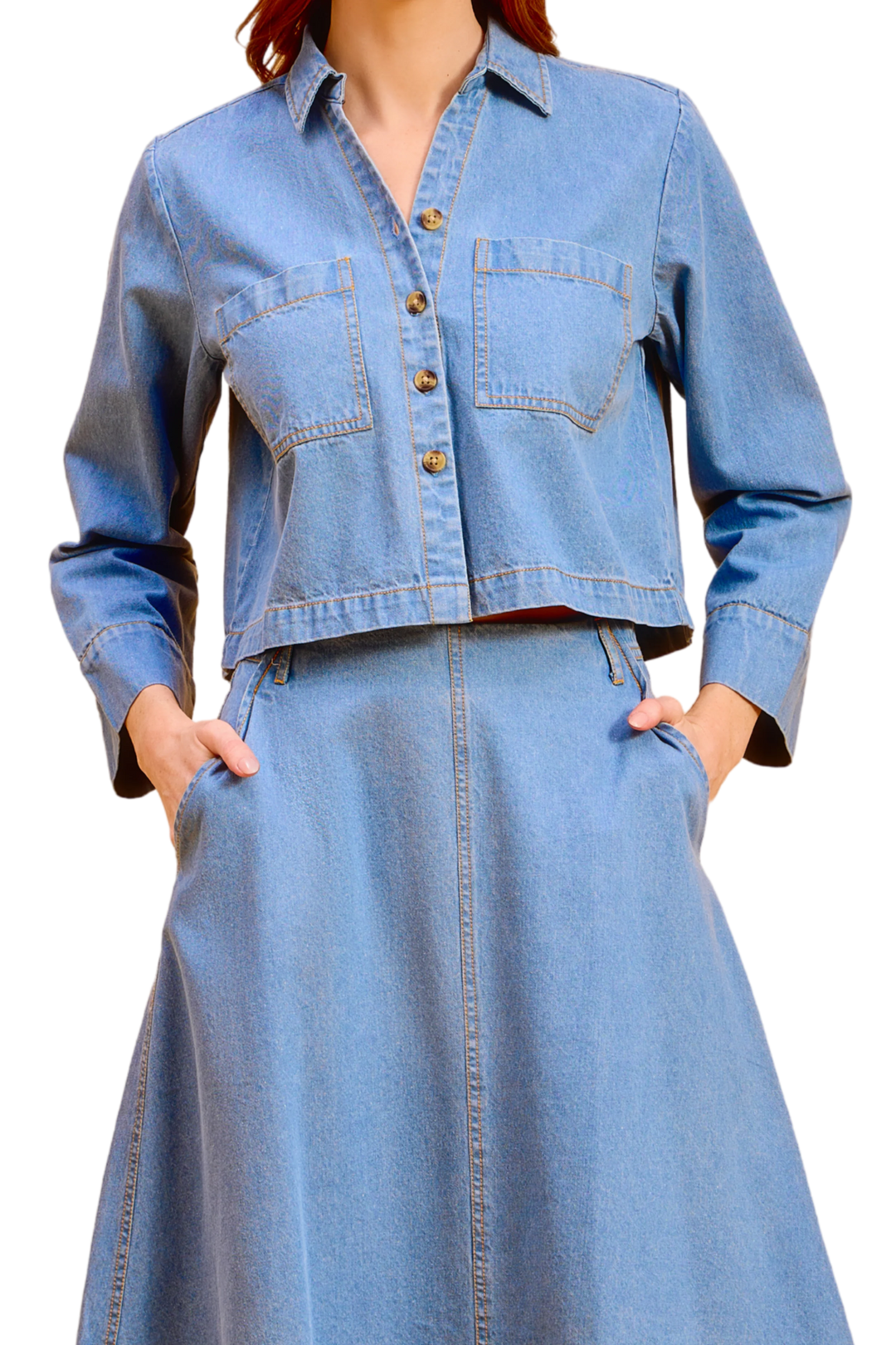 Megs Top | Denim