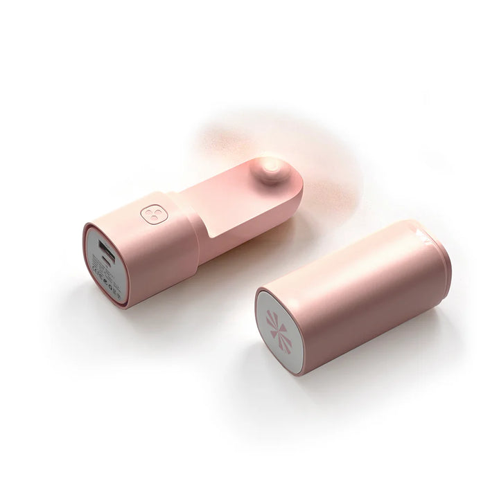 Easy Breezy Power Bank + Fan | Pink