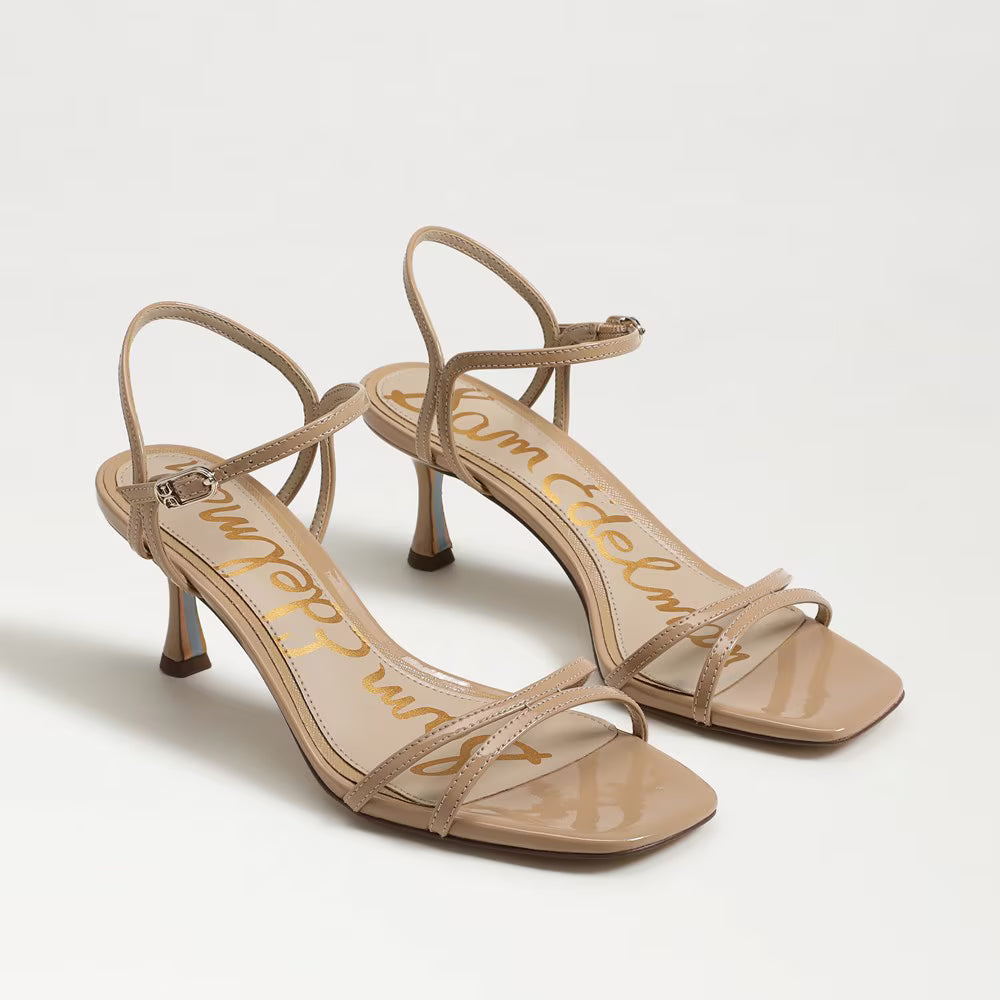 Presley Strappy Kitten Heel Sandal | Sienna Tan - Charlotte's Inc