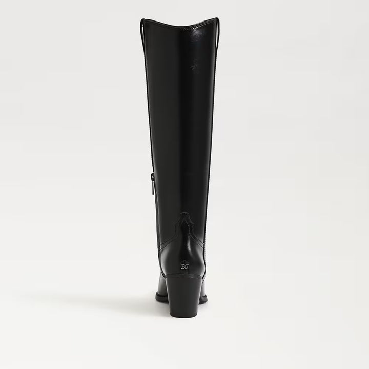 Wyatt Knee High Boots | Black Leather