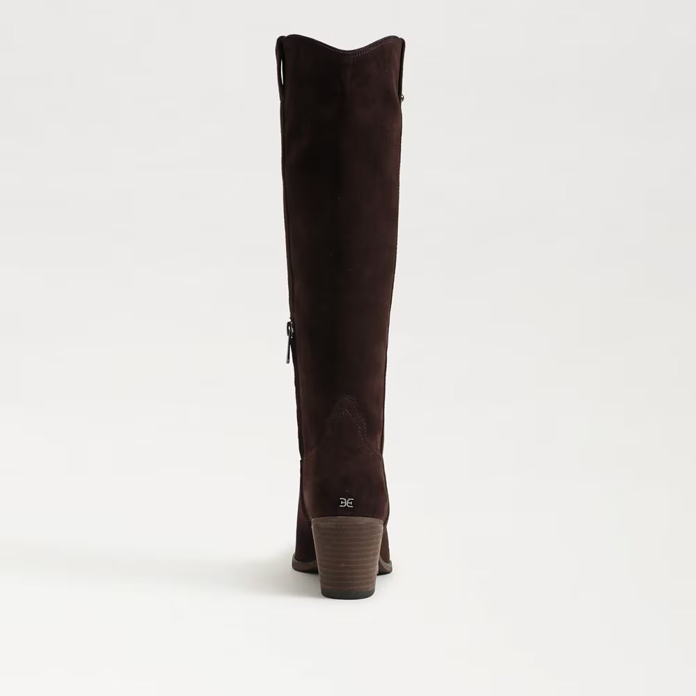 Wyatt Knee High Boots | Cafe Noir Suede
