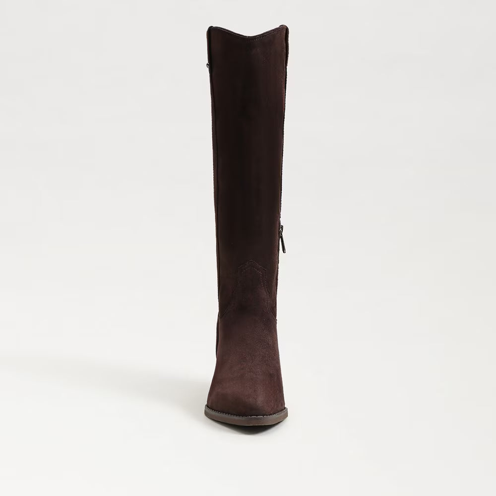 Wyatt Knee High Boots | Cafe Noir Suede
