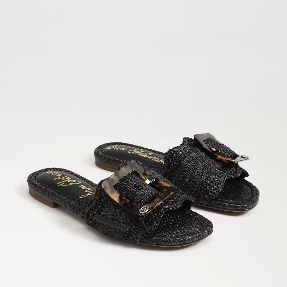 Bambi Slide Sandal | Black - Charlotte's Inc