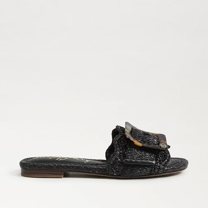 Bambi Slide Sandal | Black - Charlotte's Inc