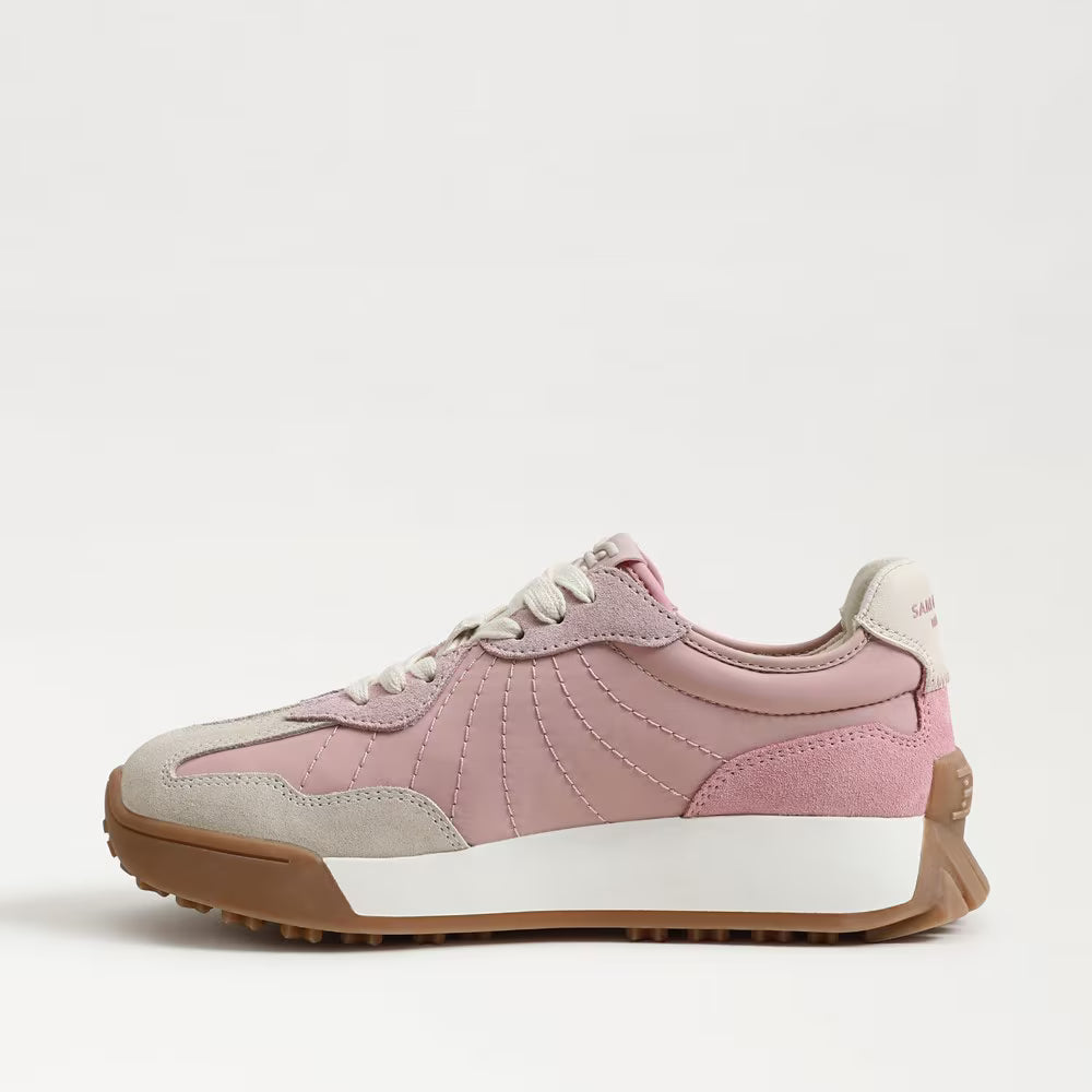 Langley Retro Lace Up Sneakers | Rose Blush - Charlotte's Inc
