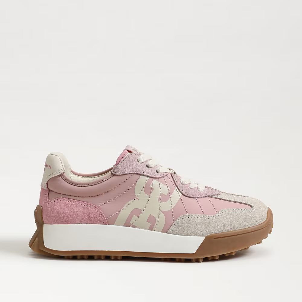 Langley Retro Lace Up Sneakers | Rose Blush - Charlotte's Inc
