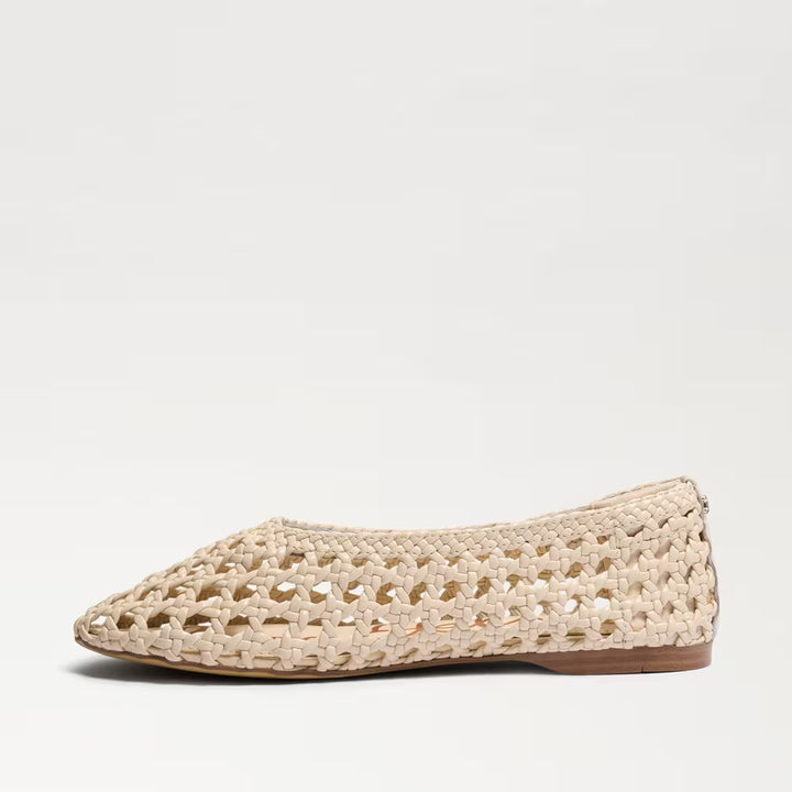 Shira Woven Ballet Flat | Ivory