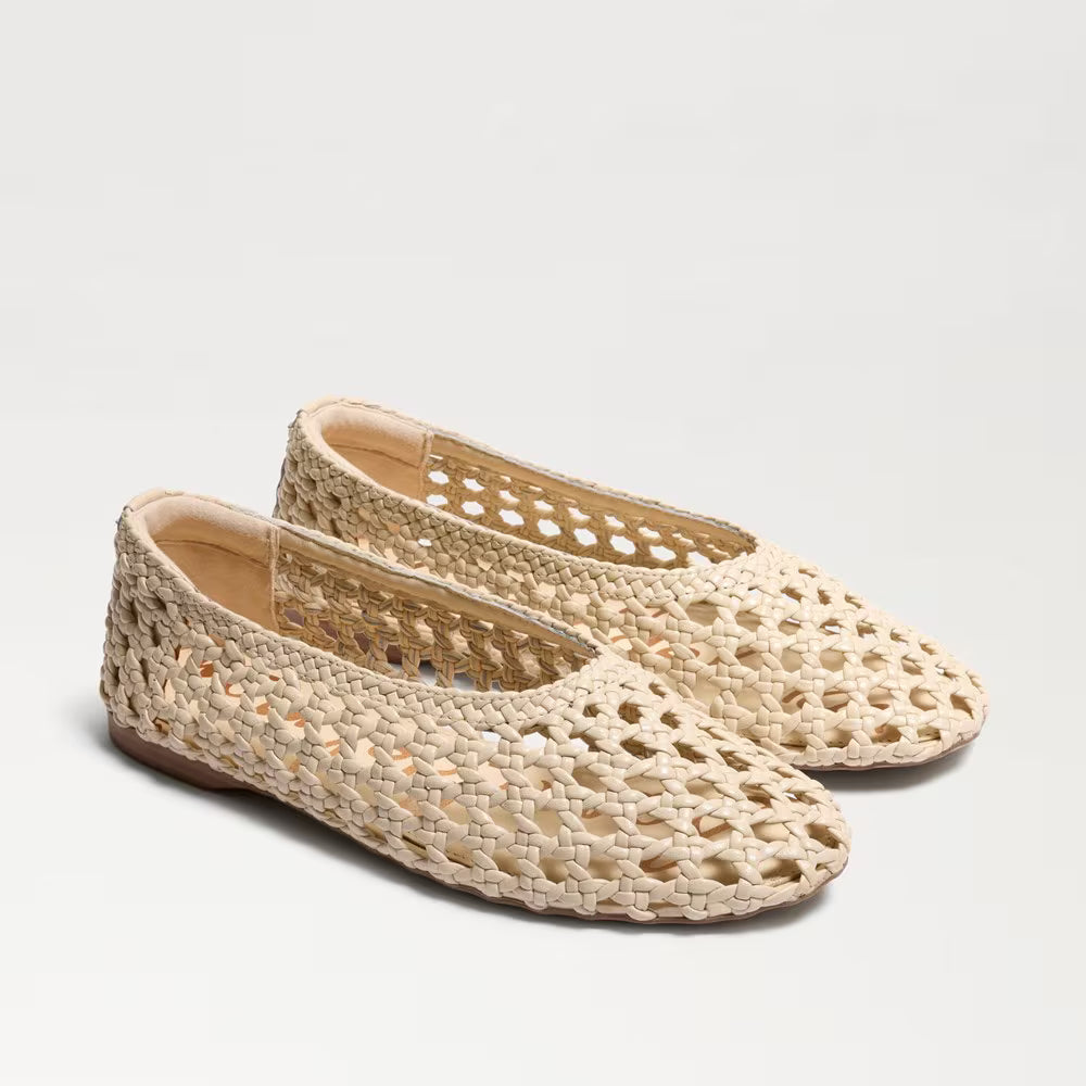 Shira Woven Ballet Flat | Ivory