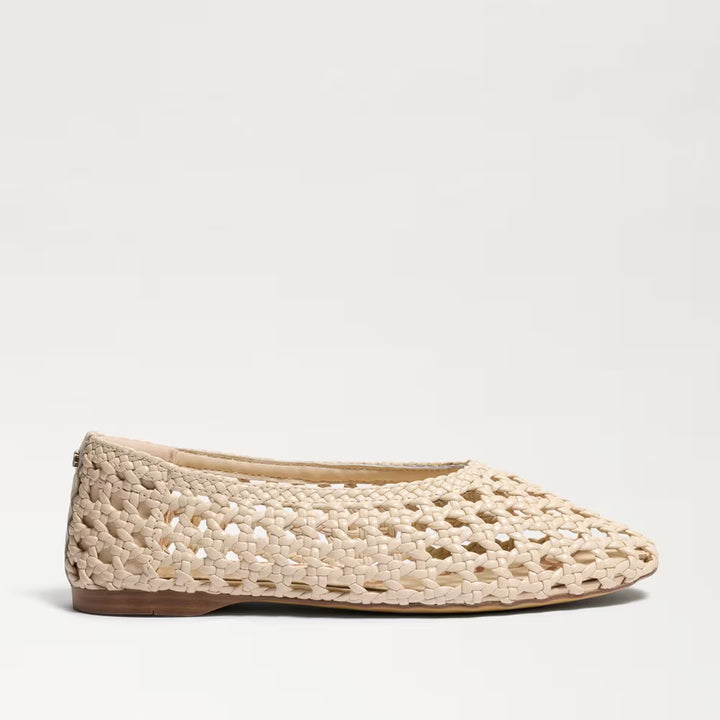 Shira Woven Ballet Flat | Ivory