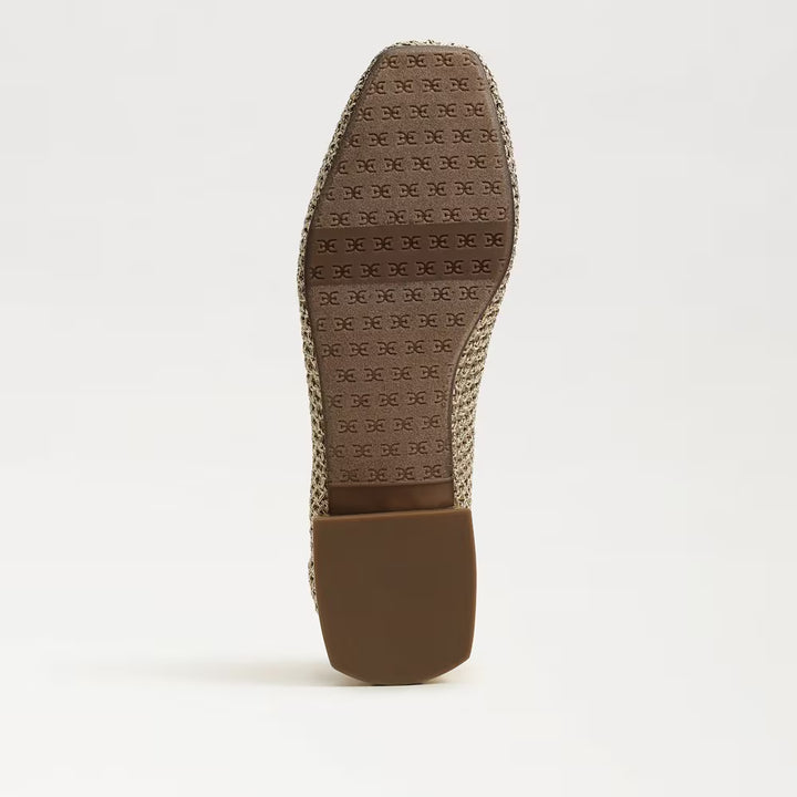 Kasey Knit Ballet Flat | Amber Gold Woven - Charlotte's Inc