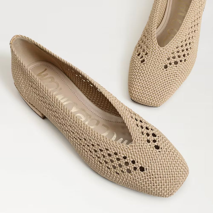 Kasey Knit Ballet Flat | Summer Sand