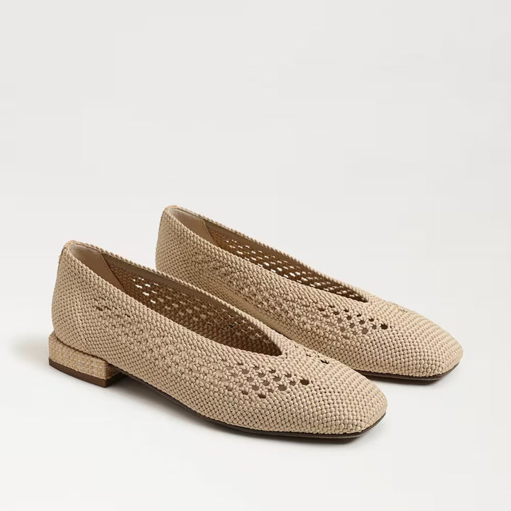 Kasey Knit Ballet Flat | Summer Sand