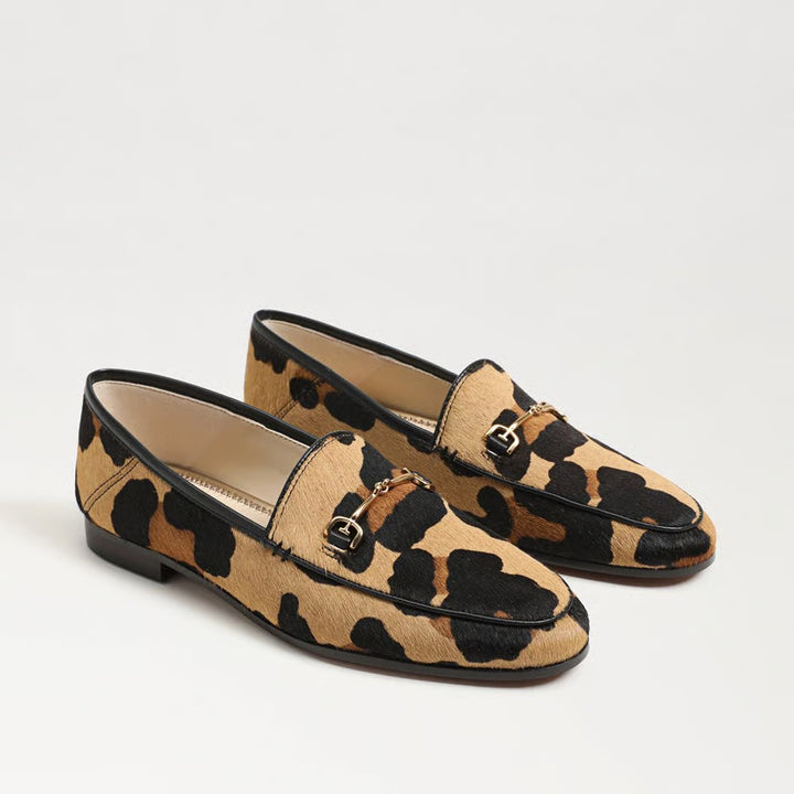 Loraine Bit Loafer | Leopard Print Brahma Hair