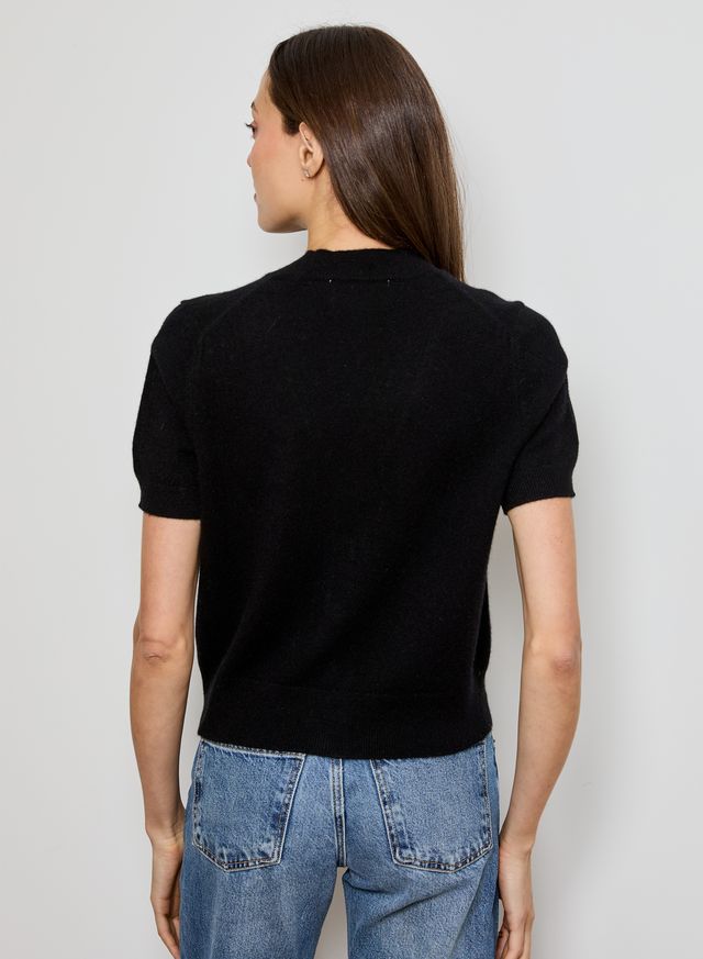 V-Neck Cardigan | Black