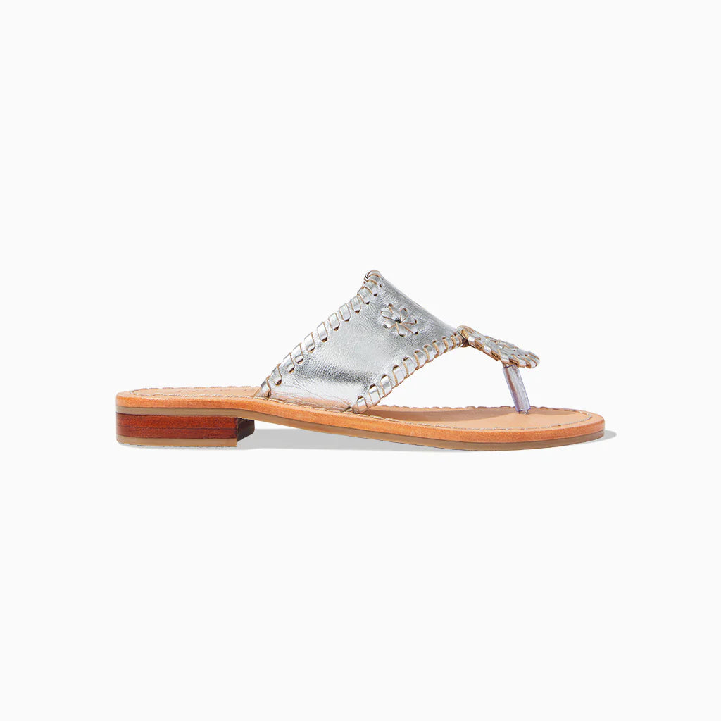 Girl's Original Jack's Flat Sandal | Platinum