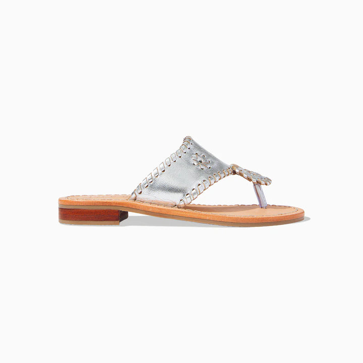 Girl's Original Jack's Flat Sandal | Platinum