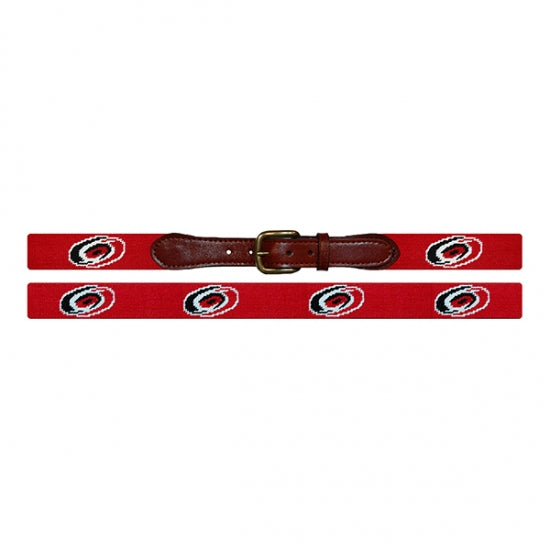 Carolina Hurricanes Needlepoint Belt