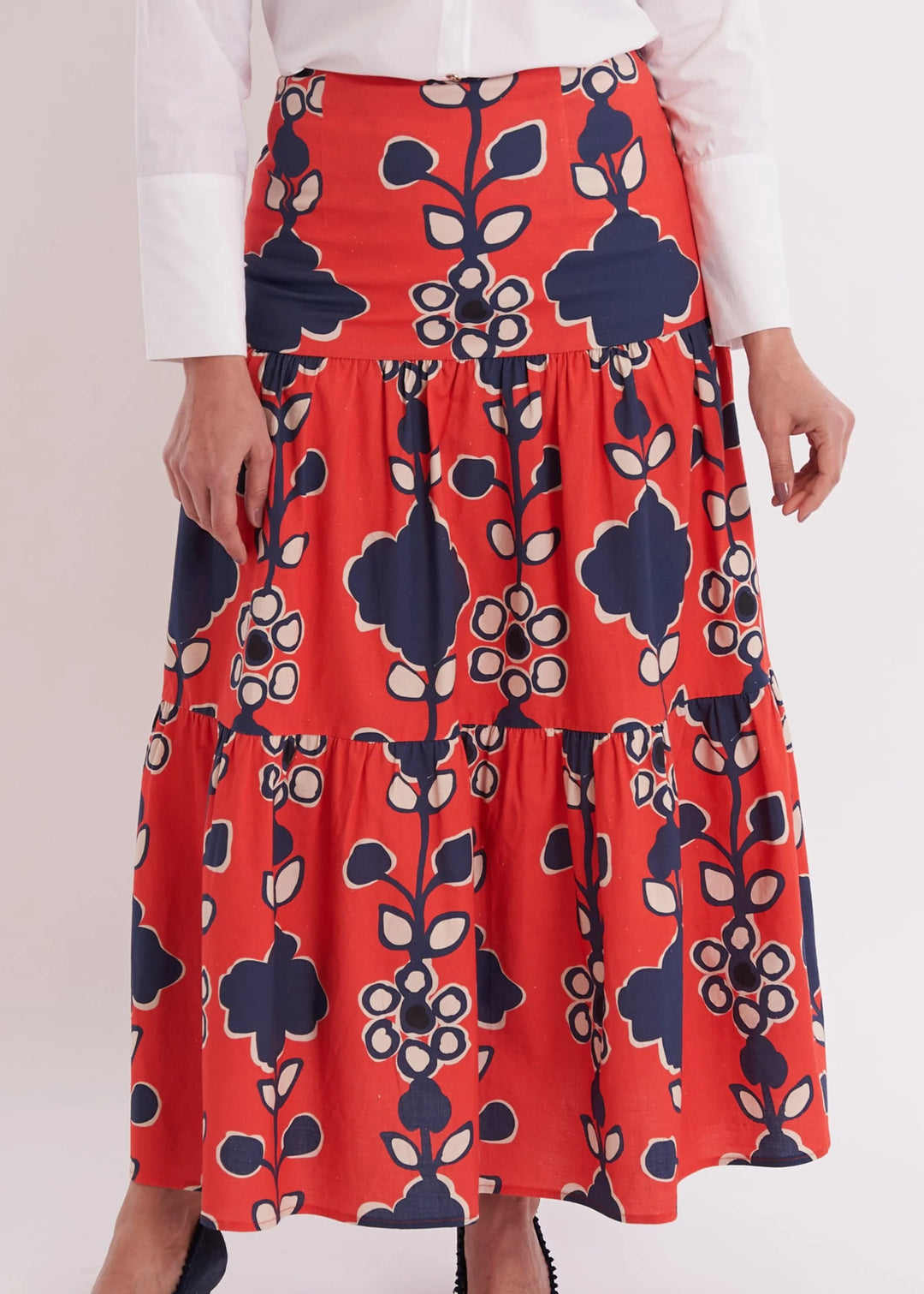 Samana Skirt | Serendipity Crimson