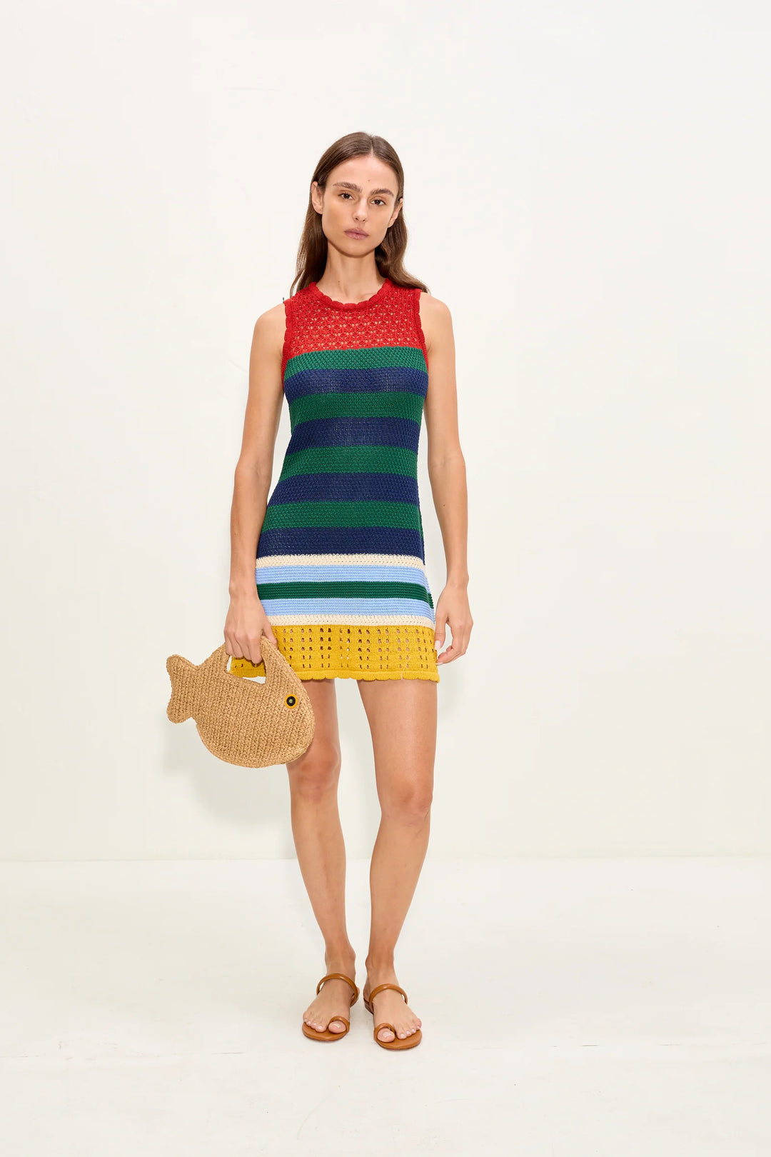 Raffia Fish Bag