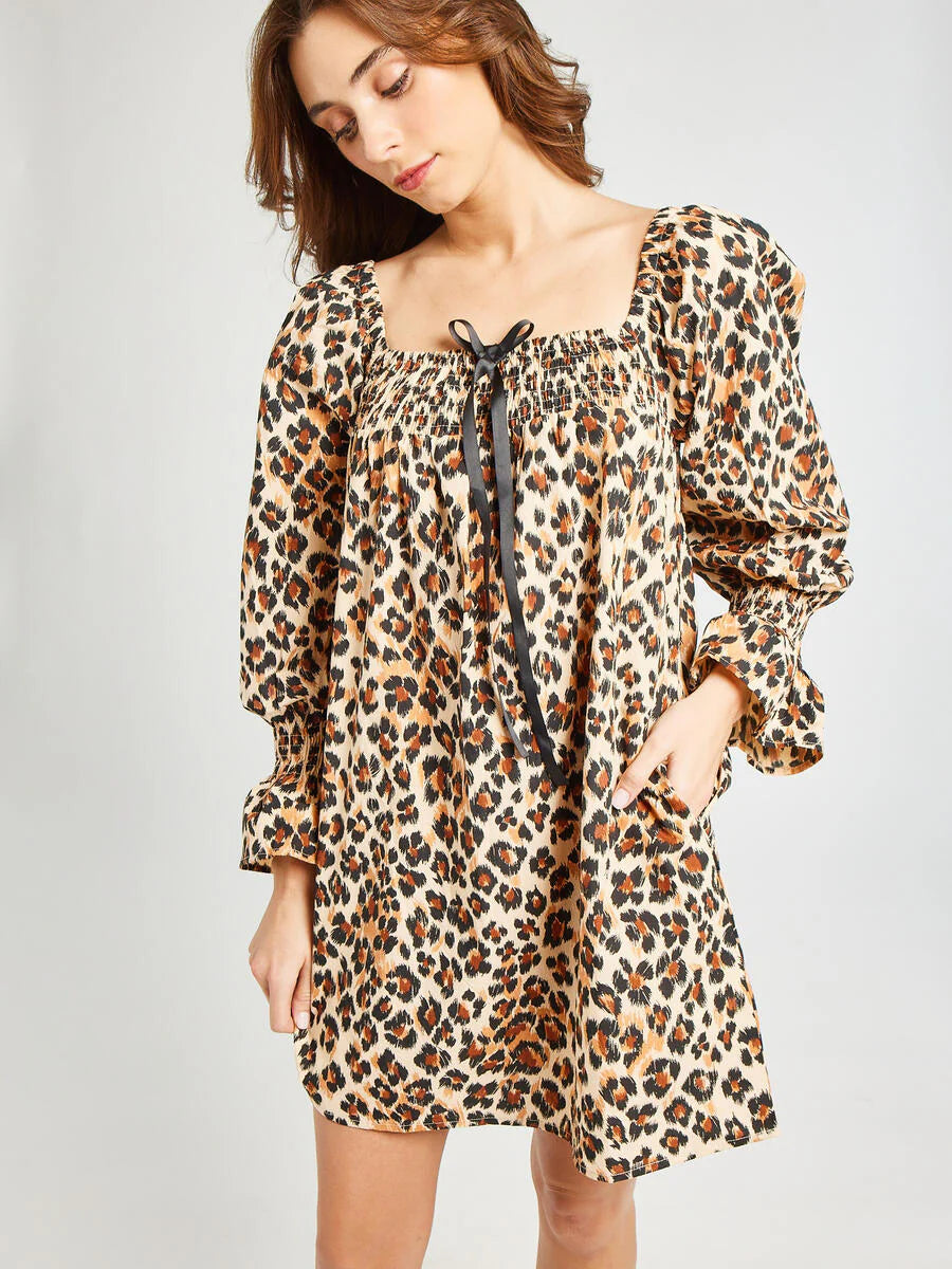 Gabriette Dress | Cheetah