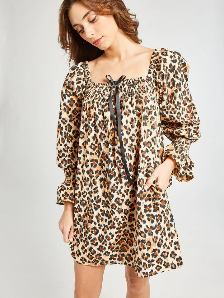 Gabriette Dress | Cheetah