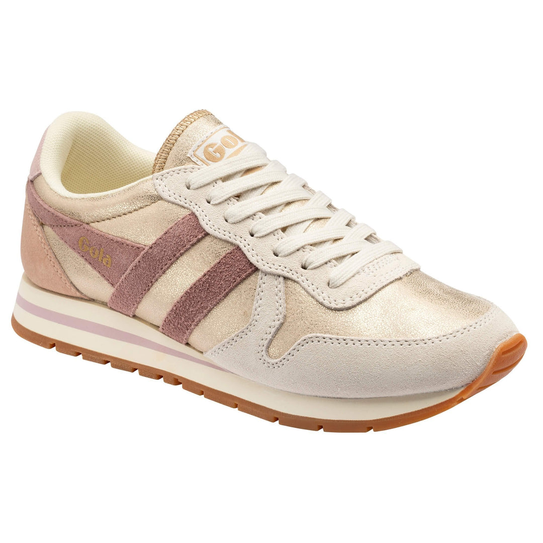 Daytona Blaze Sneakers | Gold, Brownrose, & Chalk Pink