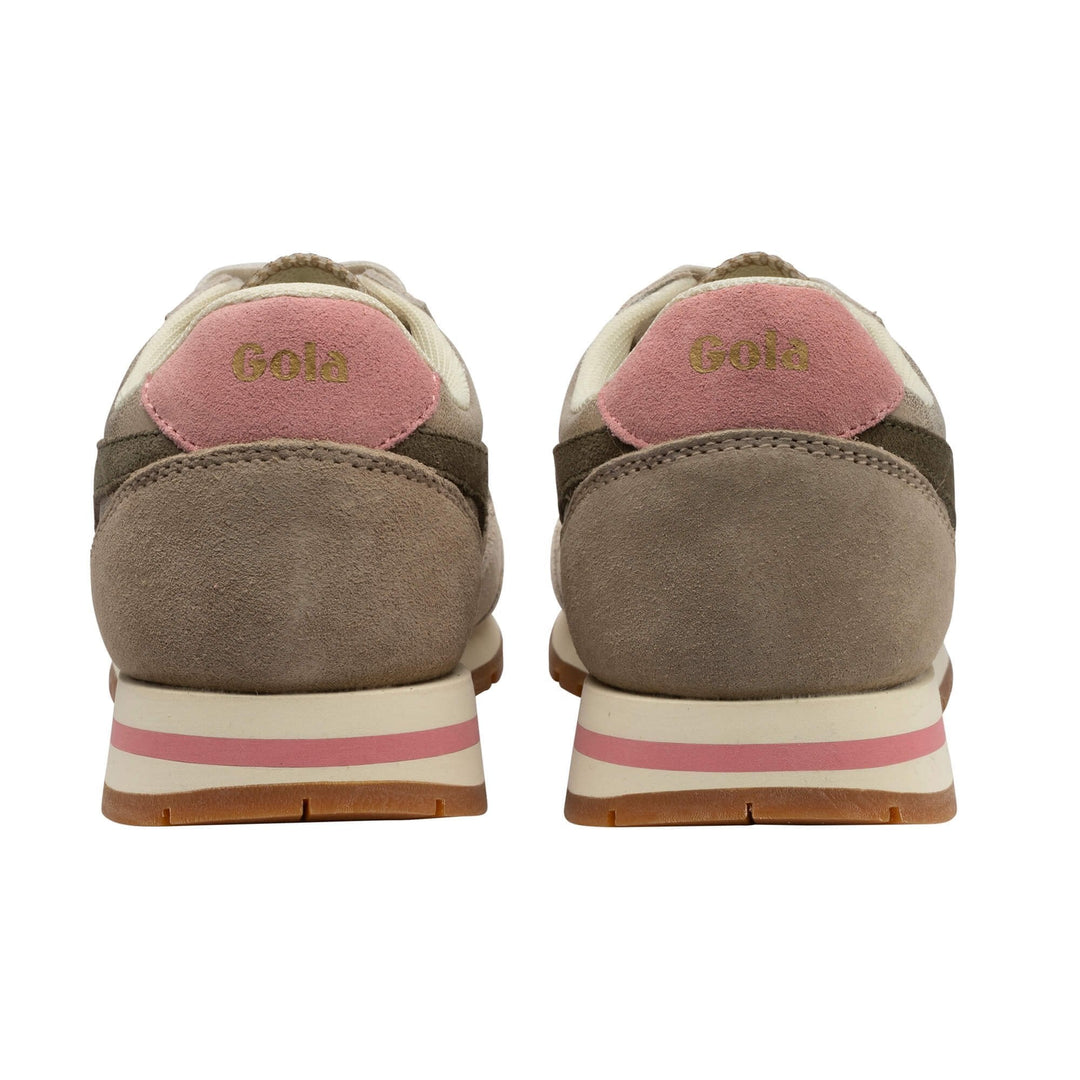 Daytona Blaze Sneakers | Gold, Khaki, & Coral Pink