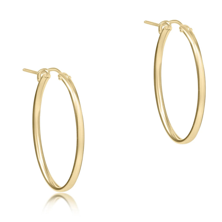 Enewton Oval Gold Hoop | +Sizes