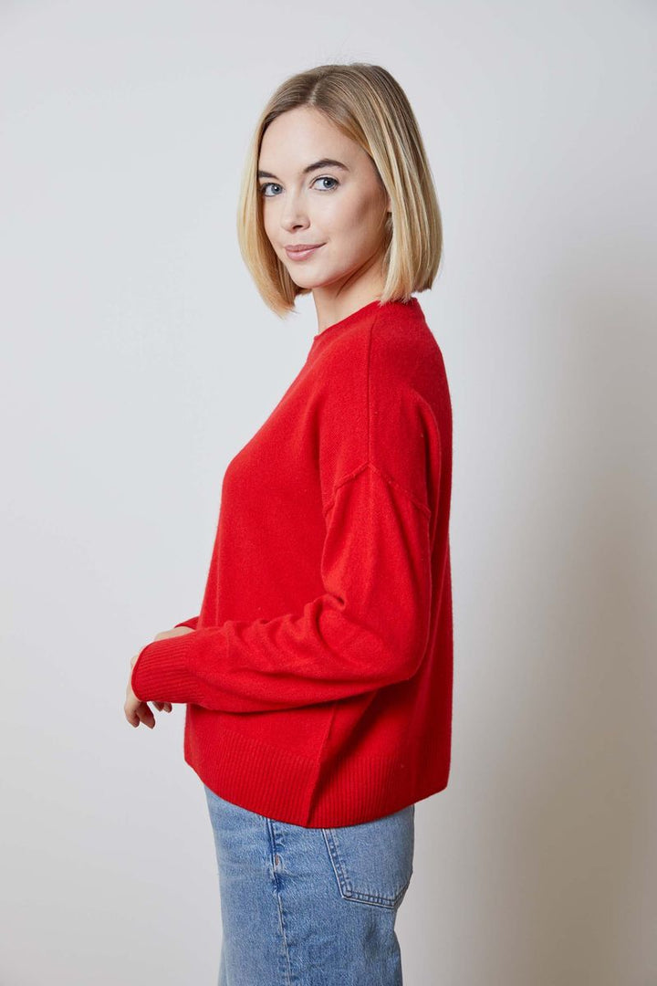 Cashmere Brushed T Shirt Postbox