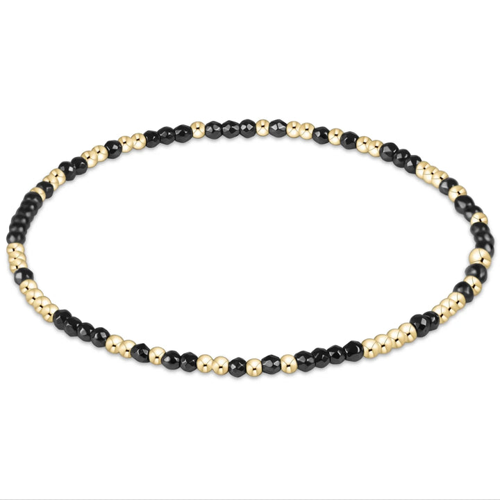 Hope Unwritten Faceted Hematite 2mm Bead Bracelet | +Colors