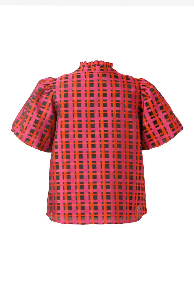 Aida Blouse | Crimson