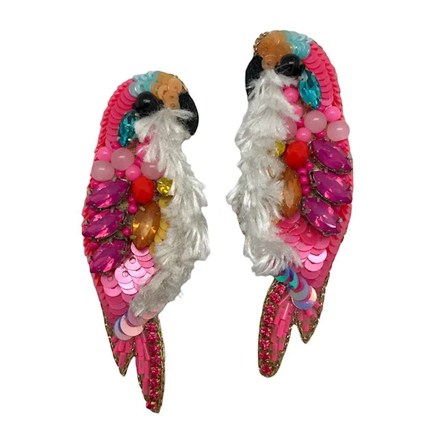 Allie Beads Parakeet Earrings