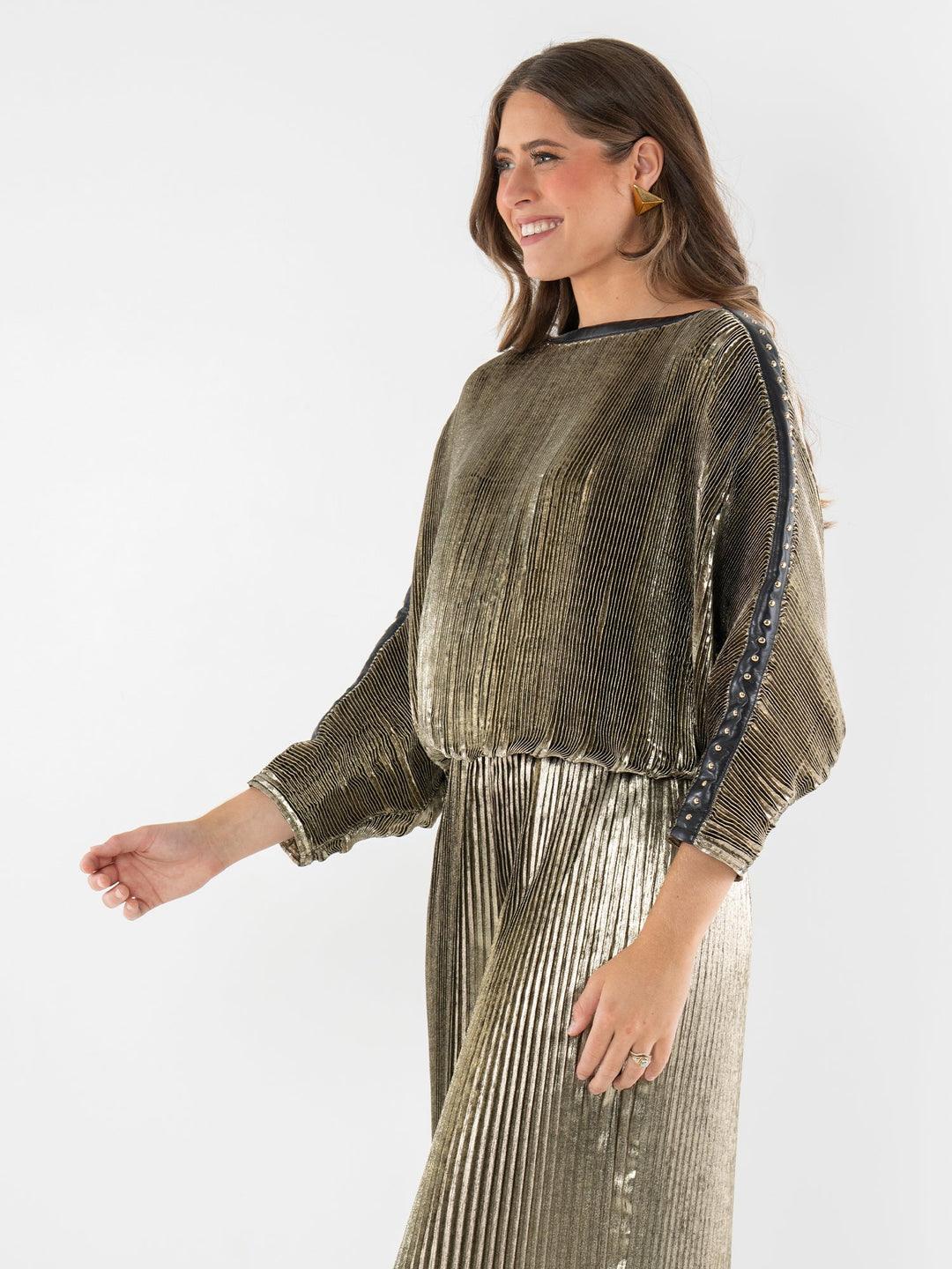 Quinn Top | Black Gold