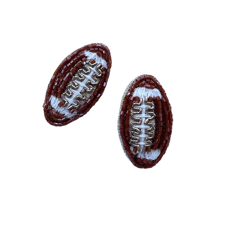 Allie Beads Football Studs