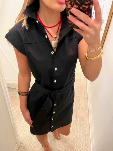 Coral Dress | Black