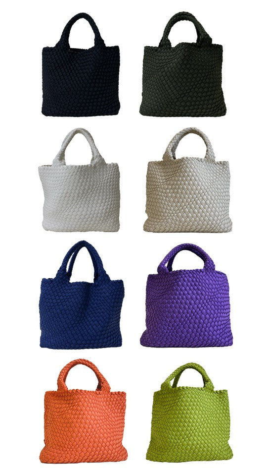 Lily Woven Neoprene Tote | + Colors