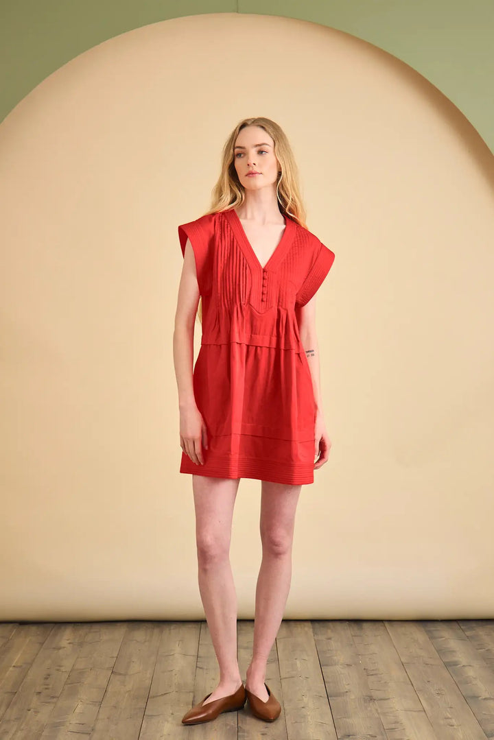 Parker Dress | Aces Red